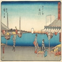 Ispis plakata Sinagave iz Utagave Hiroshige (Tokio)