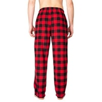 Muške pidžama hlače Flis pidžama hlače za muškarce udobna mekana Božićna pidžama karirane pidžama hlače klasični