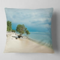 Dizajnirati prekrasna obala u Indoneziji - Moderni jastuk za bacanje mora - 18x18