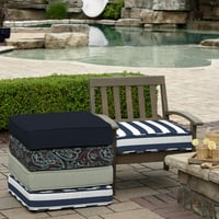 Arden Selections Propoam Essentials Outdoor Deep Seat Jastuk 24, Sapphire Blue Cabana Stripe