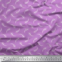 Soimoi modalna satenska tkanina cvjetna i paisley print za šivanje tkanine