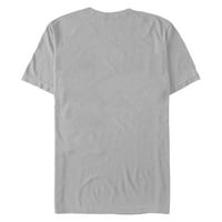 Priče o stvarnom svijetu smiješni jednorog muški muški srebrni krema grafički majica - dizajn od ljudi 2xl