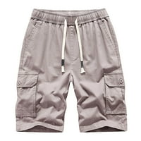 Muške ljetne teretne kratke hlače široke Ležerne muške teretne kratke hlače s više džepova za trčanje na otvorenom