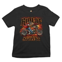 TEE lov na vožnju kao da ste ga ukrali majice za mlade Born to Be Wild Motocycle Kids