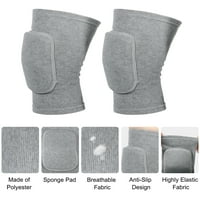 Jedinstveni prijedlozi par zaštitnih štitnika za koljena spužvasti štitnici za koljena za potporu koljena siva