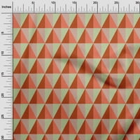 Jednobojni pamučni Poplin narančasta Tkanina geometrijska tkanina za šivanje tiskana zanatska tkanina širine dvorišta
