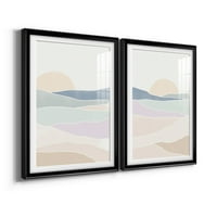 Wexford Home Wave Tablea I Premium Framed Print, 22.5 30.5 - spreman za objesiti, crno