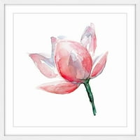 MARMONT HILL Pink Lotus 1 od Michelle Dujardin uokviren slikarskom tisku