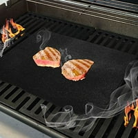 BBQ Non-Stick Grill Mats 2-Pack ,. Lagan roštilj i sjajan roštilj okus bez pala i bez porasta