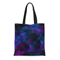 Canvas Tote Bag Blue Beautiful Galaxy Digital For Books Web stranice ružičasta ružičasta namirnica za prodaju