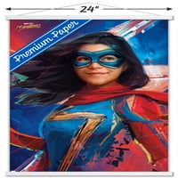 Gospođa Marvel - Zidni plakat s grafitima u magnetskom okviru, 22.375 34