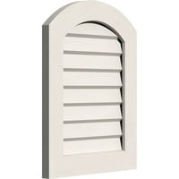 30 W 14 H Polovica vrha gornjeg lijevog tona: nedovršeni, nefunkcionalni, PVC Gable Vent W 1 4 Flat Trim okvir