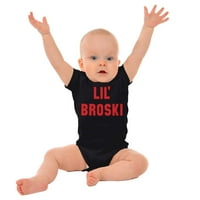 Lil Broski smiješni mlađi brat Bodysuit Jumper Boys dojenčad Baby Brisco Brands 24m