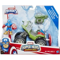 Playskool Heroes Marvel Super Hero Adventures Jungle ATV Kapetan Amerika