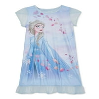 Disney Frozen Girls Ekskluzivno 4- PIJAMA PIJAMA KRATKI RUFFLE