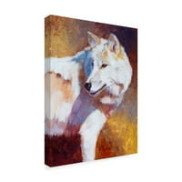 Zaštitni znak likovna umjetnost 'bijela vukova boja' platno umjetnost Julie T. Chapman