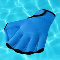 Par neoprenskih rukavica izrađenih od vodootporne prozračne gume s dobro ušivenim plivačkim mrežama za vježbanje