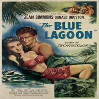 Plava laguna s lijeve strane Gene Simmons Donald Houston Masterprint filmskog plakata