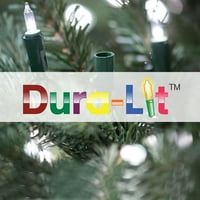 Umjetno božićno drvce od 6,5 ' 27 srebrno s LED osvjetljenjem od mumbo-mumbo toplim bijelim svjetlima