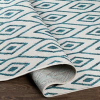 Umjetnički tkalci 5 ' 8 ' plavo-bijeli orijentalni vanjski tepih