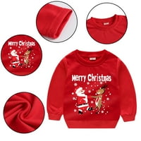 Božićna majica za dječake i djevojčice, Odjeća za dječake, Dječji pulover, džemper za djecu od 1 godine