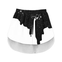 BadyMincsl ženski modni gumb za ispis Extender Slim Casual Elastic Band Mini suknja