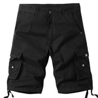Muške Ležerne jednobojne hlače Na otvorenom s džepovima na otvorenom, radne teretne hlače za plažu, teretne kratke