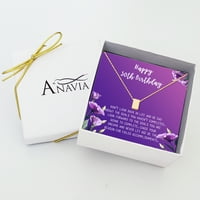 Anavia Happy 30. rođendan pokloni od nehrđajućeg čelika Modna ogrlica za rođendan Nakit za rođendan, rođendanski