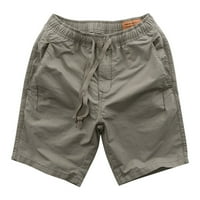 Ljetne muške modne teretne hlače s ravnim nogavicama široke kratke hlače hlače za plažu