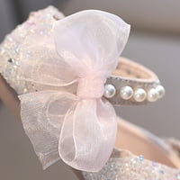 Sandale za djevojčice princeze biserne cipele od rhinestona sjajne Dječje cipele princeze za zabave i vjenčanja
