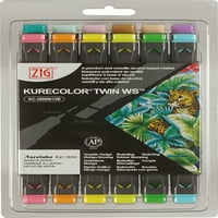 Kurecolor Zig Twin WS Marker Set 12 pkg-pale boje