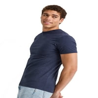 Muška pamučna majica kratkih rukava u sportskoj tamnoplavoj boji