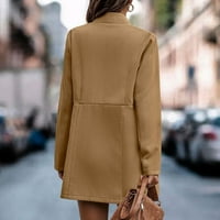 Trenč kaput za žene proljetno poslovno ležerno jednobojno odijelo dugih rukava gornja odjeća Jakne Kaputi kardigani