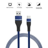 USB kabel Bemz, kompatibilan sa Samsung Galaxy S21, Сверхпрочный armirano-priključak sa najlona оплеткой USB Type-C