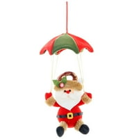 Privjesak za božićno drvce Plastični padobran viseća atmosfera ukras za zabave fotografiranje ukras za vrt ukras