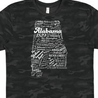 Originalna majica s natpisomsalata države Alabama