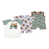 Petit Lem Baby Boy & Toddler Boy PK ROMPER, Veličine mjeseci- mjeseci