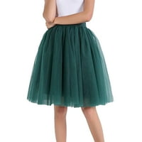 Suknje za žene, ženske Ležerne satenske klupske mini suknje visokog struka s elastičnim patentnim zatvaračem