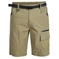 Muške Brzosušeće kratke hlače s Više džepova, Ležerne četverostrane rastezljive planinarske hlače, muške univerzalne