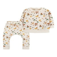 Little Star Organic Bay Boy Djevojčica Unise Sweatsuit Set, Veličina novorođenčeta - mjeseci