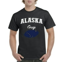 Normalno je dosadno - muška majica kratka rukava, do muškaraca veličine 5xl - Aljaska zastava
