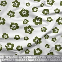 Soimoi zelena pamučna poprilična tkanina cvjetna tiskana tkanina