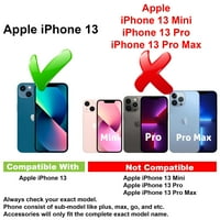 VibeCover Slim Case kompatibilan za Apple iPhone 13, Total Guard Fle TPU naslovnica, Hope
