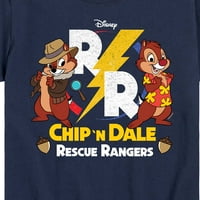 Chip 'n Dale Rescue Rangers - Logo za spašavanje Ranger - Maličja i grafička majica s kratkim rukavima za mlade