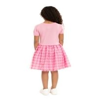 Barbie Girls džempera Top haljina s mrežastim suknjom, veličine 4-16
