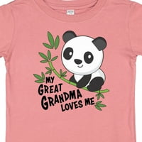 Inktastic Moja velika baka me voli- slatka majica Panda poklon dječaka ili djevojčice