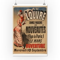 Au louvre - nouveautes vintage plakat Francuska c