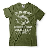 Ribolovna košulja samo još jedna lijevana košulja smiješna ribolov izgovarajući majice za ribolov tata ribolovna