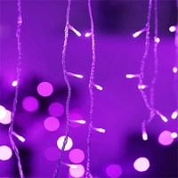 Nebeska zvijezda na kući božićno drvce viseći ukrasi vrtna svjetla vijenac za Zavjese LED vijenac ledenica Božićni