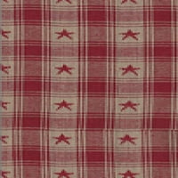 pamuk 44 crvena Zvjezdana Karirana tkanina za šivanje dvorišta